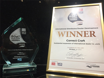 Correct Craft Boat Builder Award