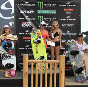 Pro Women Winners - Meagan Ethell (2nd), Dallas Friday (1st), Amber Wing (3rd)
